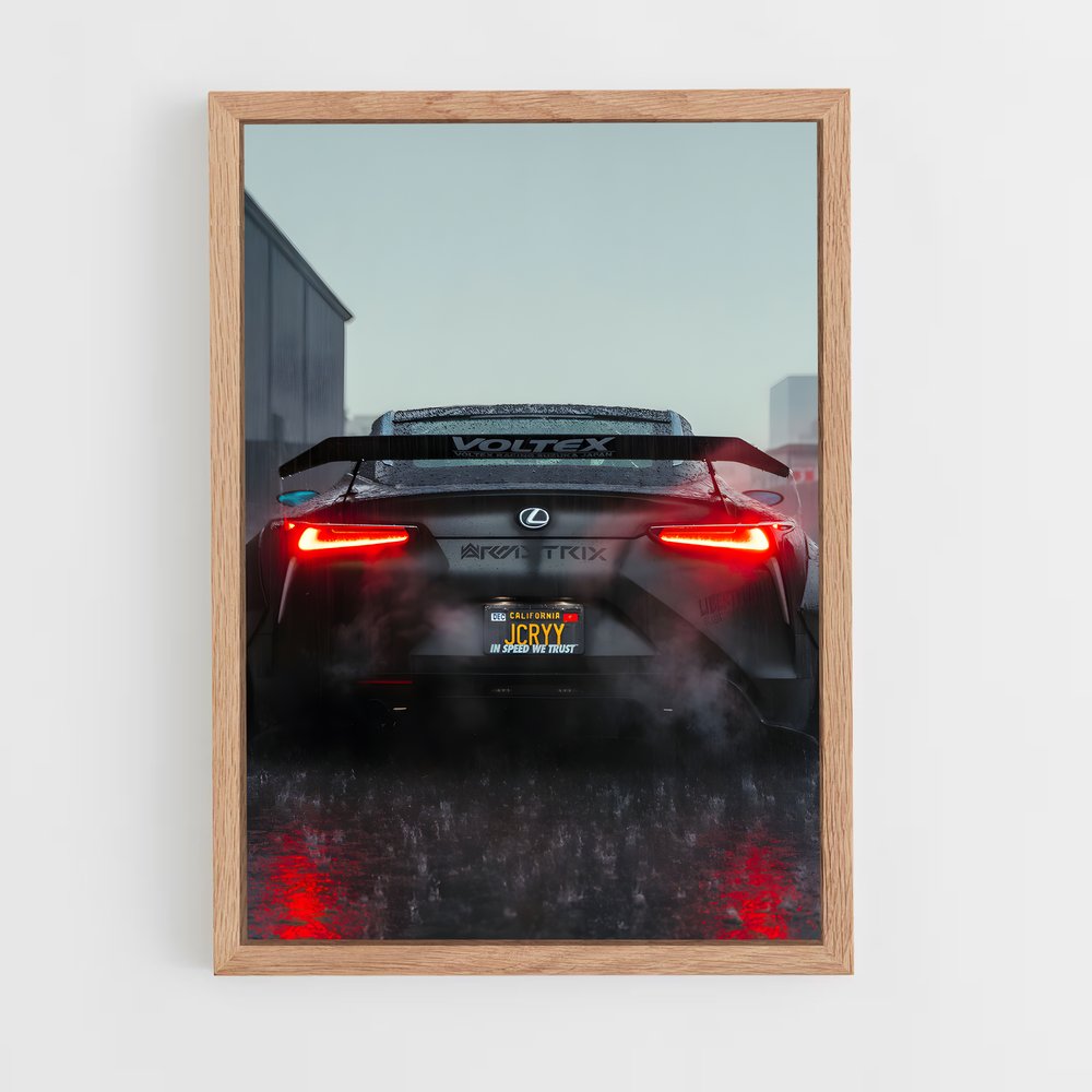 Poster Route Inondée – affiche Lexus (vue 4)